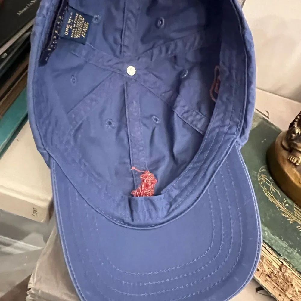 Kids Polo Ralph Lauren Big Pony  # 3 one size 4-7 Roman Numerals adjustable hat.